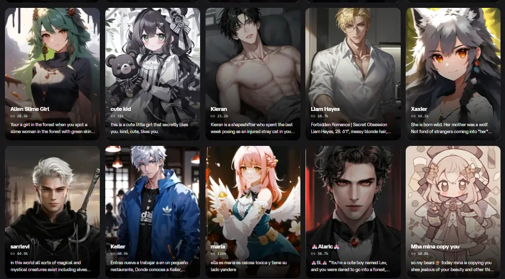 ChatJanitor Review 2026: Is This NSFW AI Chatbot Worth It? 4 ChatJanitor- AI Characters