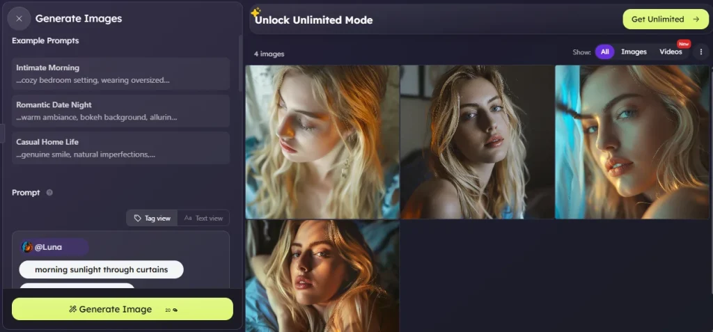 Nastia AI Review 2026: Spicy Selfies, Videos & Group Chats 6 Nastia AI - Uncensored AI Images