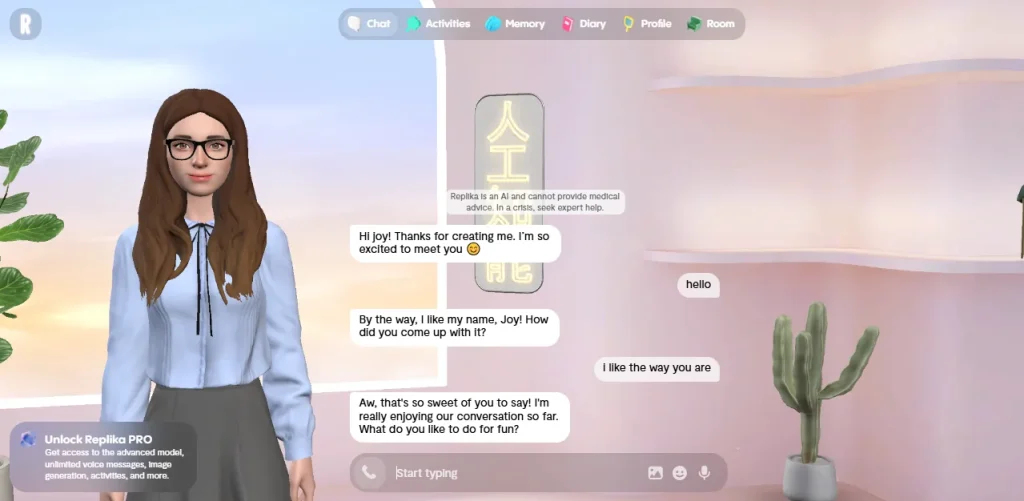 Replika AI Review 2026: Features, Pricing, and Verdict 4 Replika - Romantic Relationship with AI Companion