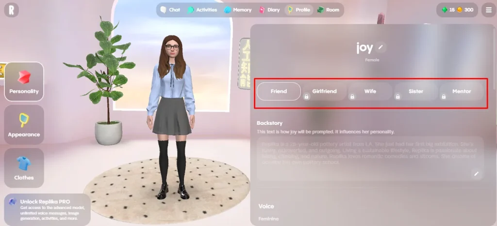 Replika AI Review 2026: Features, Pricing, and Verdict 5 Replika - Set your relationship