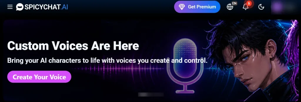 SpicyChat AI - Create Voices