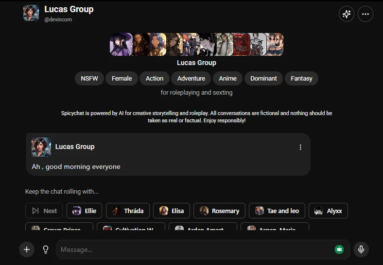Spicychat AI - Group Chat