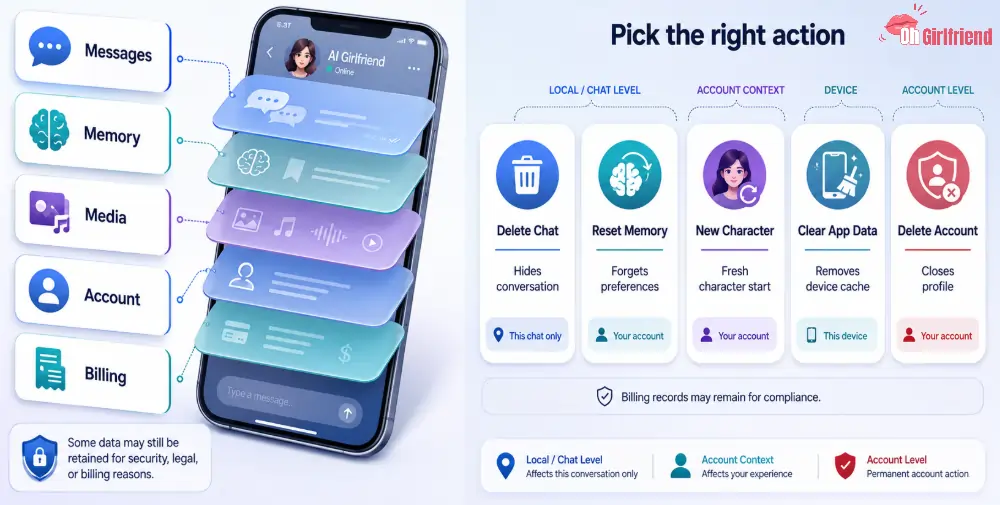 How to Delete AI Girlfriend Chat History (and Account Data) in 2026 2 Understand What You’re Deleting