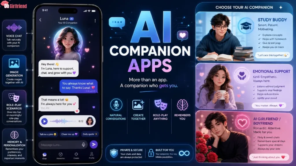 Are AI Girlfriend Apps Safe for Teens? A Full Parent's Guide 2 What Are AI Companion Apps