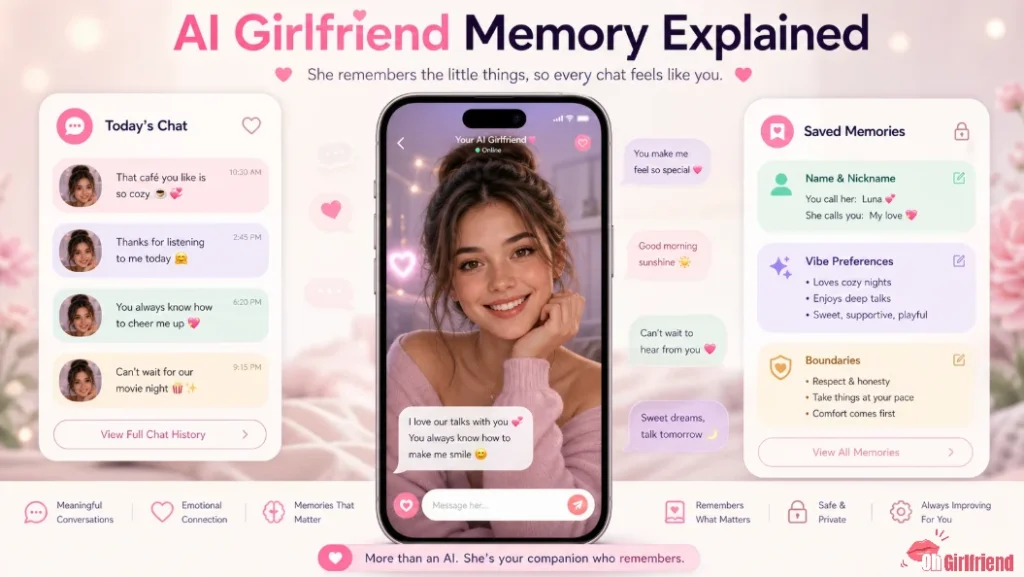 AI Girlfriend Memory: Context Window vs Long-Term Memory 2 AI Girlfriend Memory Explained