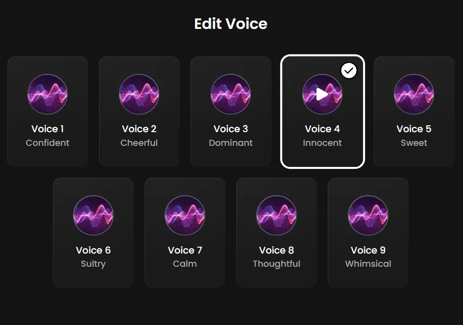 Candy AI Review 2026: Is The Oldest, Biggest AI Girlfriend App Still The One To Beat? 12 Candy AI - AI character voice seleection