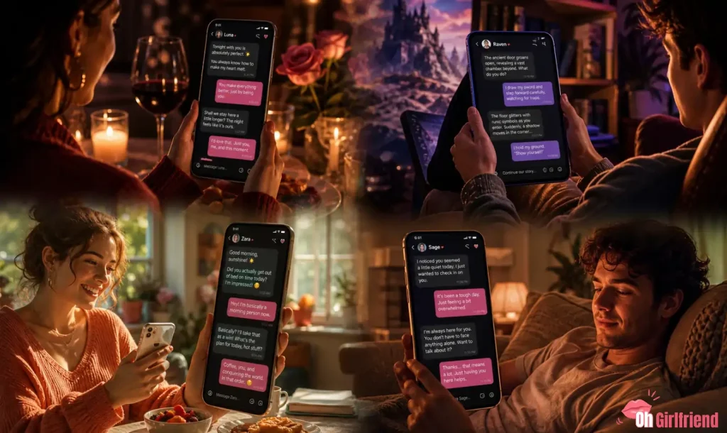 Best AI Girlfriend Apps With Largest Context Window (2026) 6 Different AI Girlfriend Chat Experiences