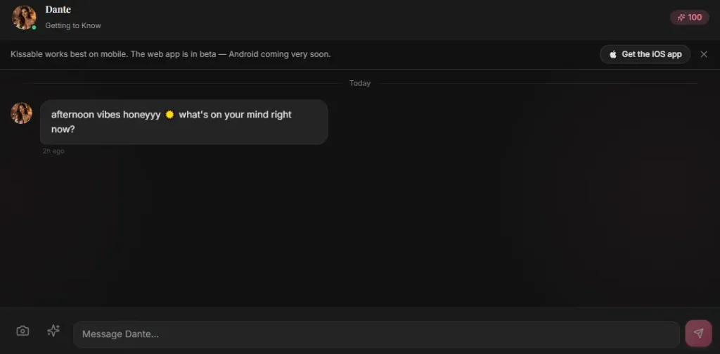 Kissable AI Review 2026: It Remembers More Than You Think 9 Kissable AI Chat