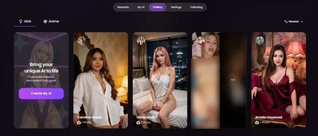 Swipey AI Review 2026 🔥 Tinder-Style AI Girlfriend App Men Can’t Quit 9 Swipey AI - AI Gallery