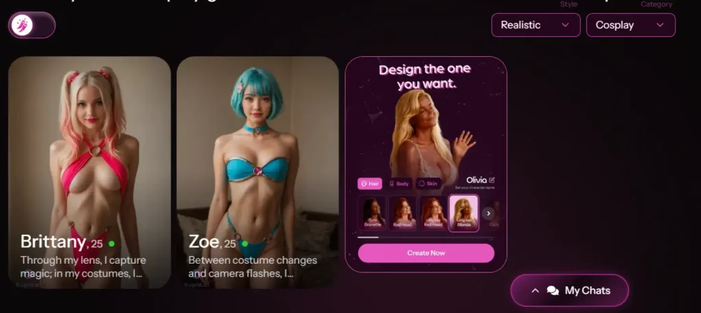 Kupid AI - AI Cosplay Characters