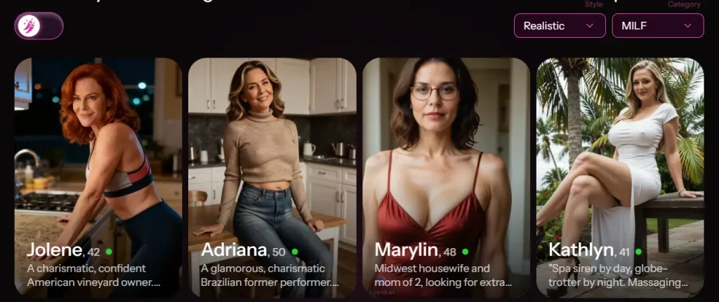 Kupid AI - AI Milf Characters