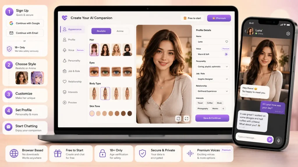 Kupid AI Custom Girlfriend Creation Guide for 2026 11 Kupid AI - Character Creation Steps