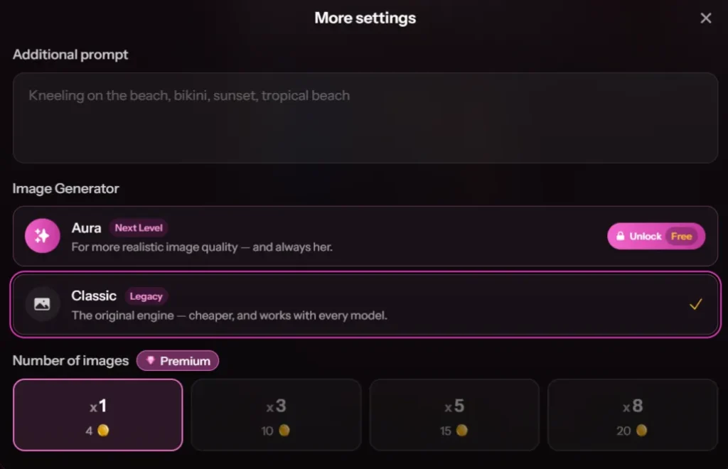Kupid AI NSFW Images Review 2026: Are the Pics Worth It? 7 Kupid AI - Coin economic for Image Generation