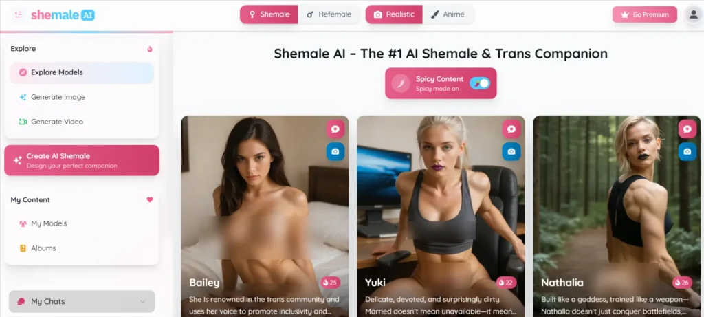 Shemale AI Review 2026: Uncensored Trans AI or Just Hype? 3 Shemale AI