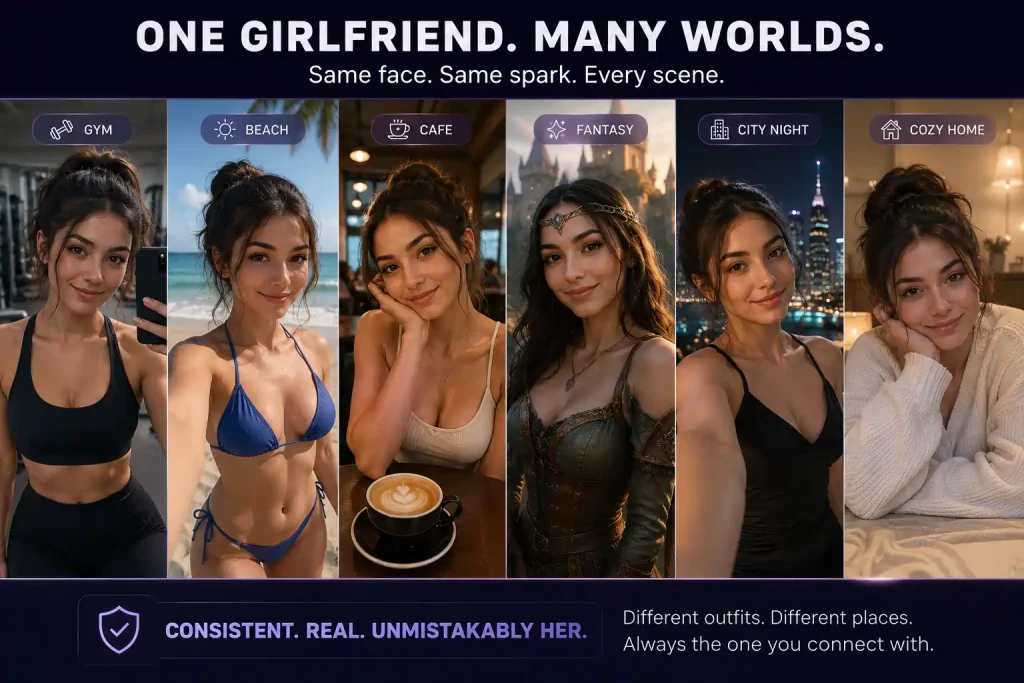 Seduced AI vs aiAllure: Which Keeps Character Consistency Better? 15 ai allure - Multi-Scene and Outfit Consistency of charcters