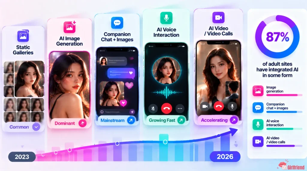 AI content format evolution infographic