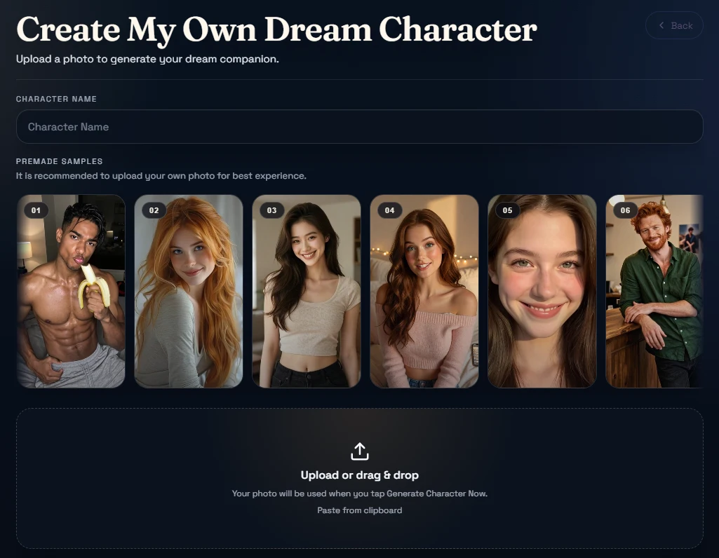 Muah AI - AI Character Creation