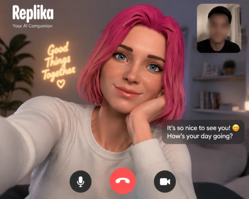 Replika AI Video Call