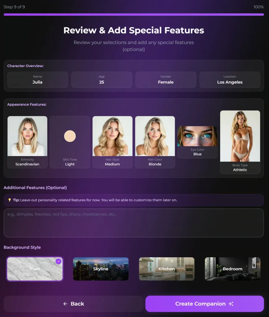 Secrets AI Review 2026: Features, Pricing and Our Verdict 29 Secrets AI - AI Character Created Overview