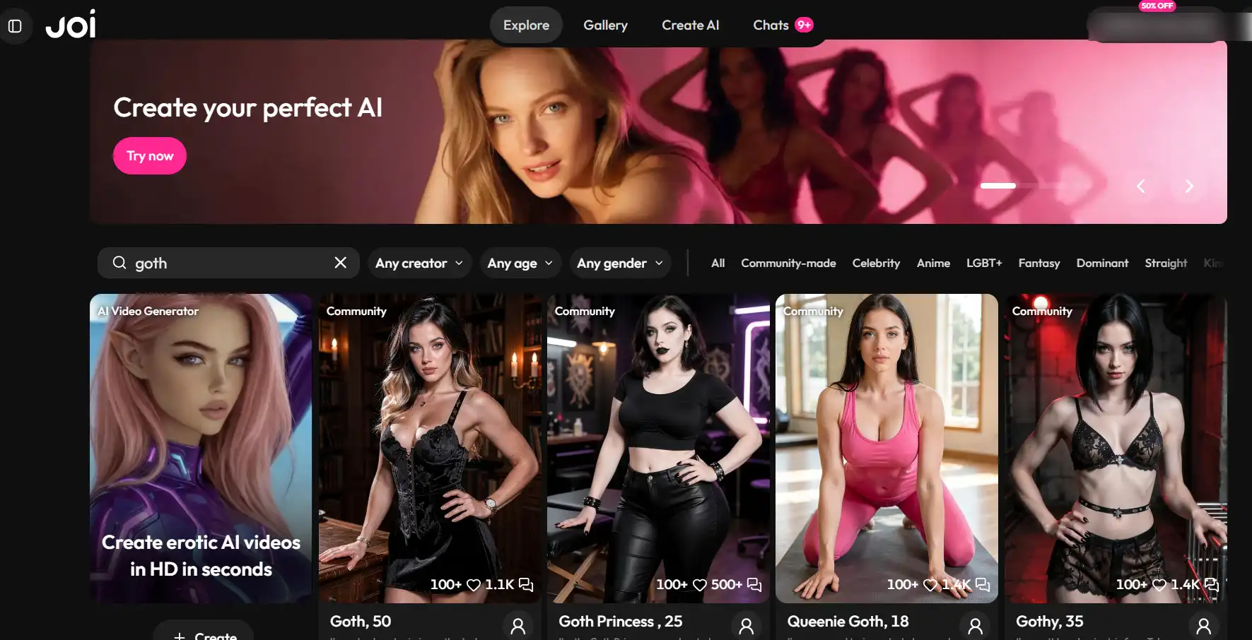 8 Best Goth AI Girlfriend Apps 2026: Dark Girls, Dirty Flirting & Gothic Roleplay 10 Joi AI Goth AI Girlfriends