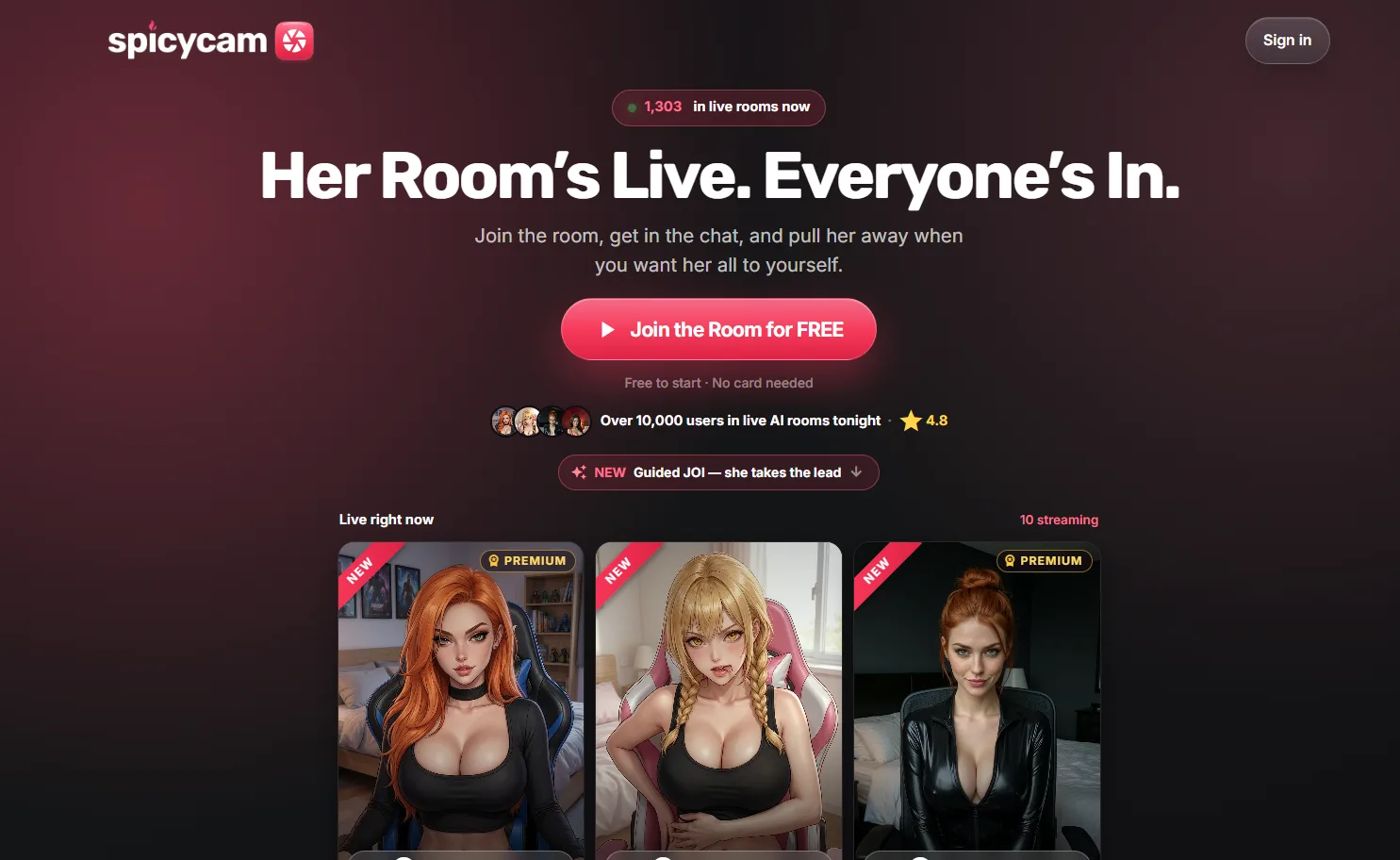 8 Best AI Cam Girls 2026: Normal Porn Plays. These Girls React 13 SpicyCam